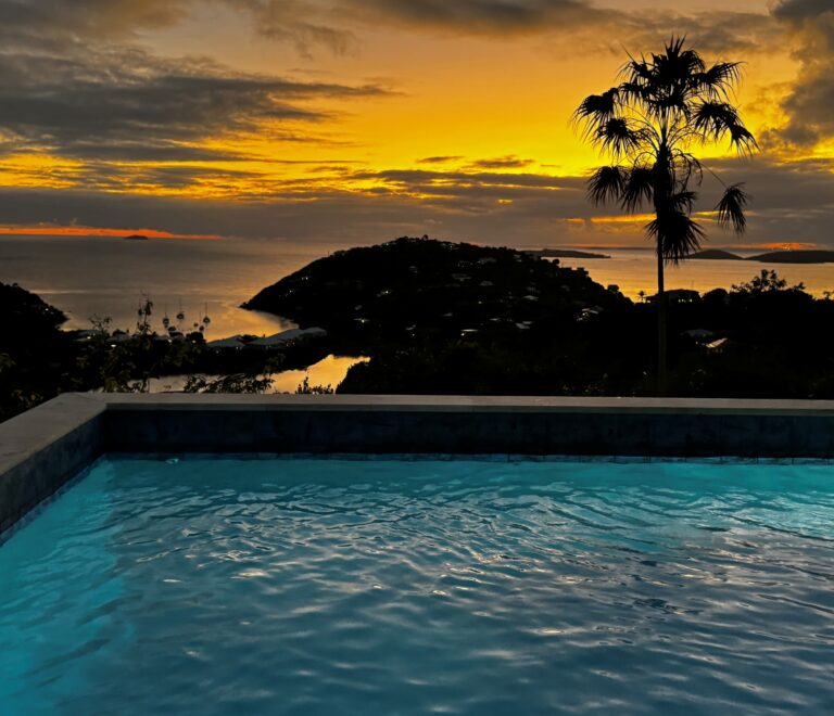 Blue Agave: A Private Romantic Villa Experience Among St. John Homes for Rent with Caribbean Sea Views